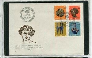 SWITZERLAND; 1975 early Pro Patria issue FDC Cover fine used item