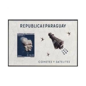 Paraguay 706a perf,imperf,MNH.Michel Bl.26-27. Space:John Glenn,Scott Carpenter.