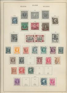 BELGIUM 1850s/1930s M&U Collection (Appx 120 Items) (Ac 1338