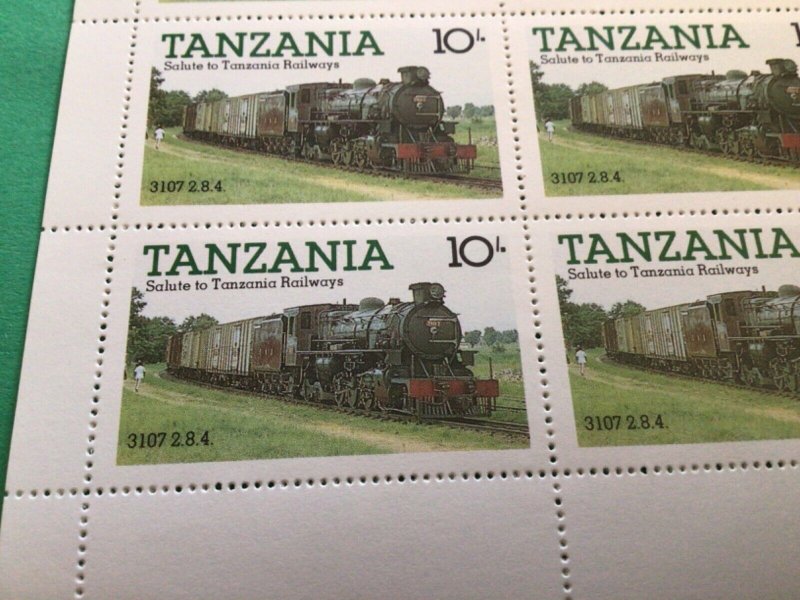 Tanzania Railways  mint never hinged stamps sheet A19853