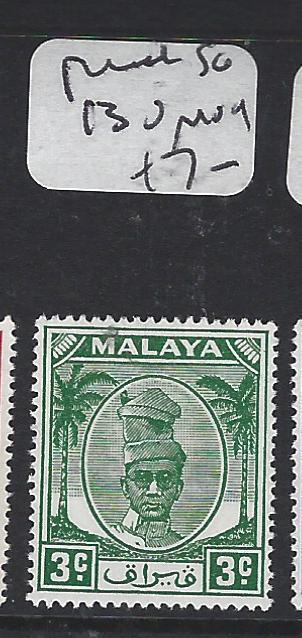 MALAYA  PERAK   (PP1605B)  SULTAN 3C  SG 130  MOG