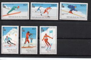 Chad 381-386 MNH