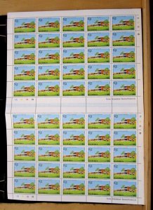 ZAMBIA - SCOTT# 130 - SHEET 50 - MNH - CAT VAL $15.00