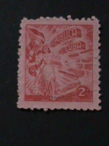 ​CUBA-SC#421-CUBA'S TOBACCO INDUSTRY-LIBERTY & CIGARS-MINT-VF-76 YEARS OLD