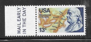 #1690 MNH Mail Early Single