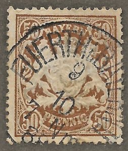 Germany - Bavaria (1881) - Scott # 69,   Used