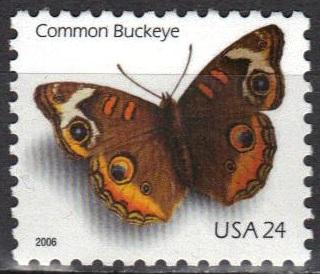 #4000, Single. \Common Buckeye\. MNH. 24 cent