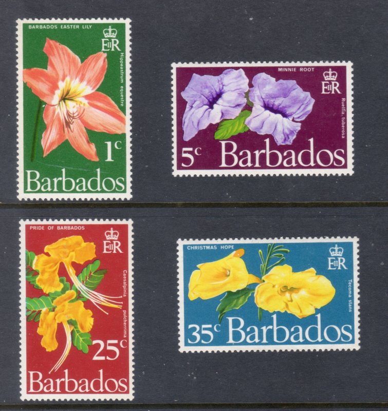 BARBADOS   MNH VF Flowers