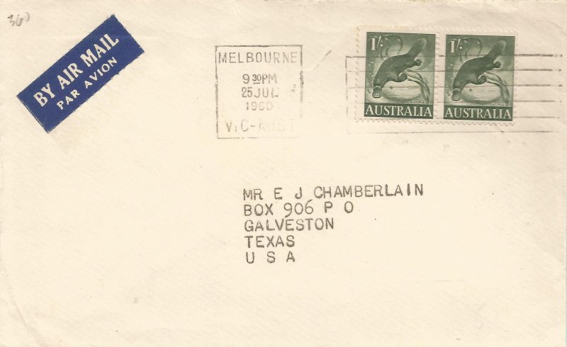 Australia FDC Platapus addressed; excellent condition #!