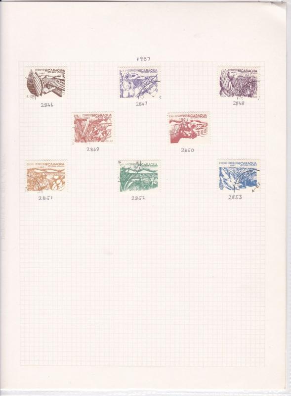 nicaragua stamps on page ref 16544