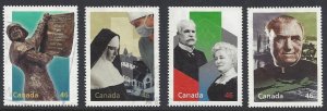 Canada #1823a-d used set of 4, Millennium Collection, Social Progress