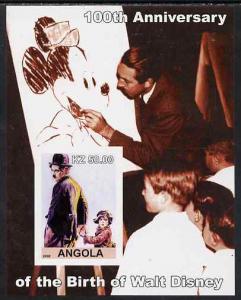Angola 2002 Birth Centenary of Walt Disney #05 imperf s/s...
