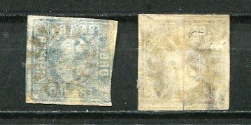 Germany Bavaria Bayern  1849/50  3kr and 6kr Numerical  Used 7125