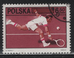 Poland 2472 Polish Tennis Federation 1981