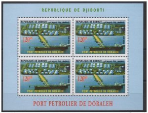 2006 Djibouti Oil Souvenir Block of Doraleh Hafen Harbour Mi.808-