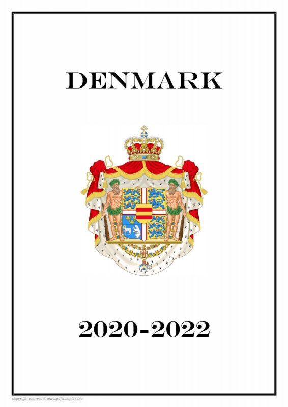 Denmark 2020-2022 Update  PDF (DIGITAL)  STAMP ALBUM PAGES