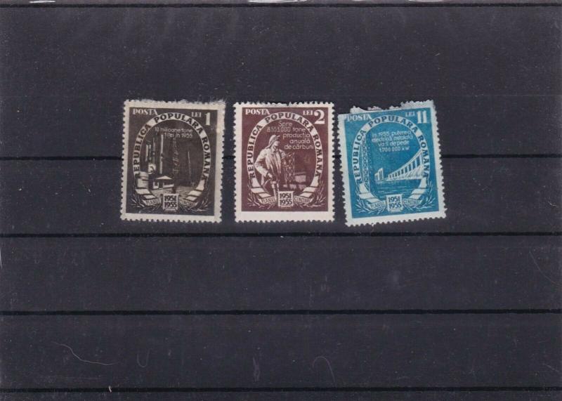 ROMANIA   MOUNTED MINT OR USED STAMPS ON  STOCK CARD  REF R912