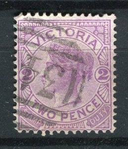 AUSTRALIA; VICTORIA 1890s-1900 early QV issue used 2d. value + POSTMARK