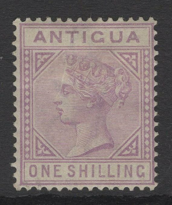 ANTIGUA SG30 1886 1/= MAUVE MTD MINT