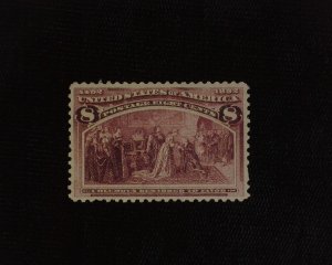 HS&C: Scott #236 Mint Fresh. Vf/Xf NH US Stamp