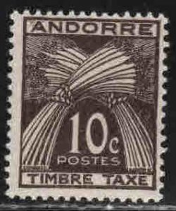 Andorra, French # J32 ~ Unused, HM