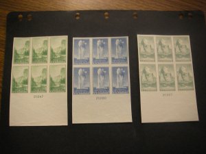 Scott 756-765, 1c - 10c IMPERF National Park PB6, NGAI MNH Beauties, COMPLETE