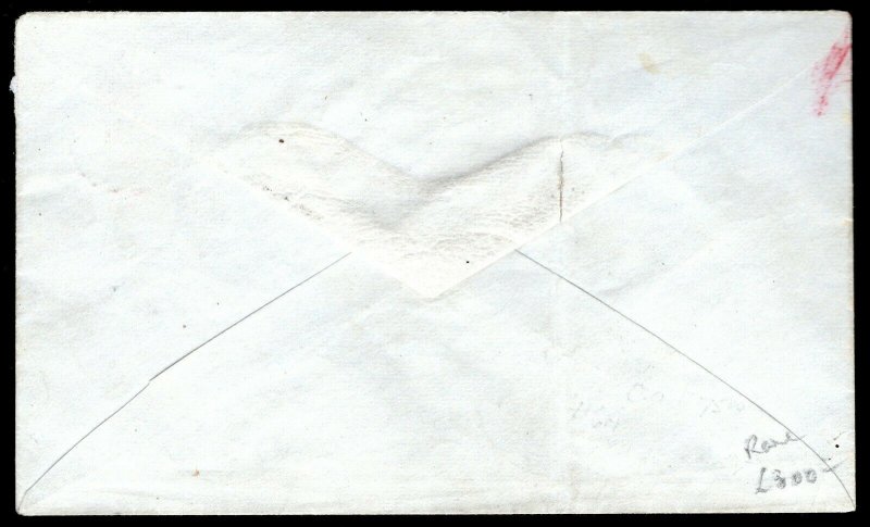 Antigua Overprint MONTSERRAT BISECT Cover 1884 Dominica SG.1a Cat £1,400 W645