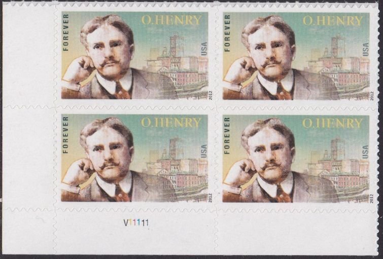 4705 William Porter Plate Block MNH
