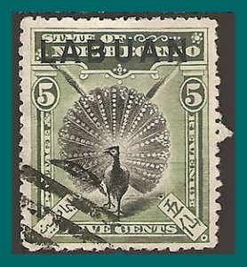 Labuan 1897 Pheasant, p 13x14, cancelled #76,SG92b