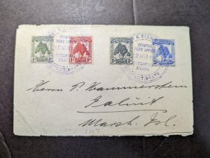 1912 Gilbert and Ellice Islands Protectorate Cover GPO to Galing Marsh Island