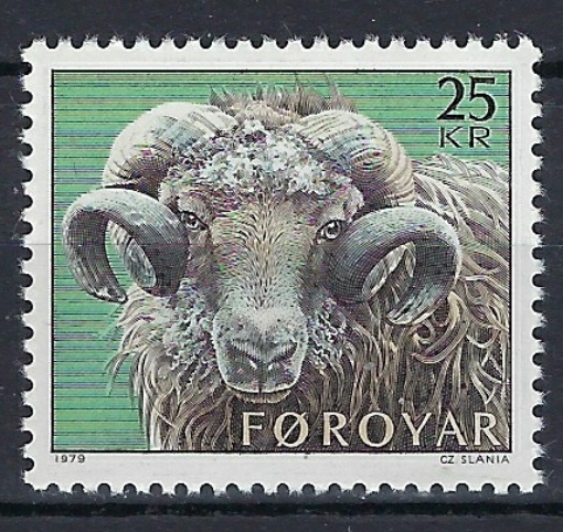 Faroe Is 42 MNH 1979 Ram (102)(an7814)