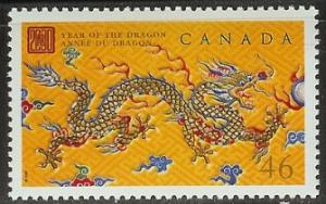 CANADA 2000, Year of the Dragon, MNH  # 1836