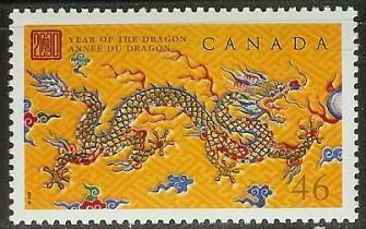 CANADA 2000, Year of the Dragon, MNH  # 1836