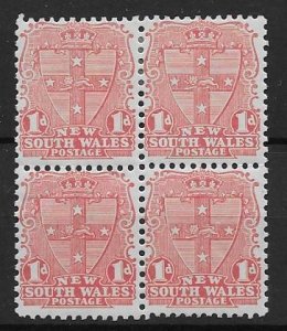 AUSTRALIAN STATES New South Wales: 1907 1d dull Rose - 70350