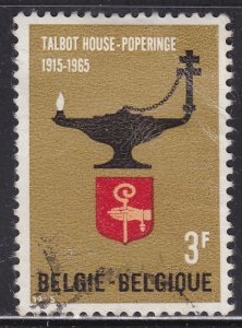 Belgium 633 Lamp and Arms of Popennge 1965