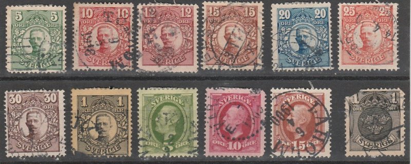 #56-7,59,67,77,80-4,86,94 Sweden Used