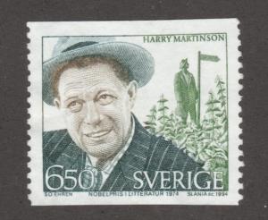Sweden Stamp, Scott# 2104, man in hat, looks mint, #M443