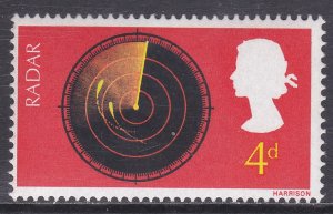 1967  Sg752Ey 4d discoveries Missing Phosphor  UNMOUNTED MINT [SN]