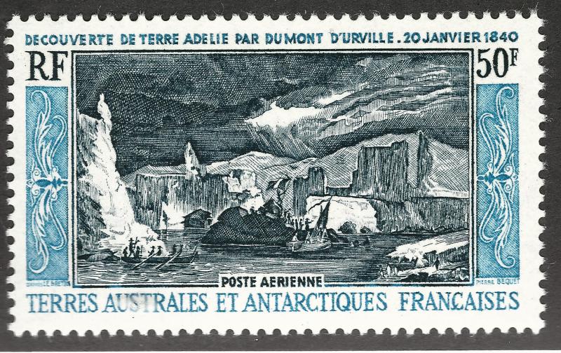 FSAT Beautiful Antarctic SC C7 VF MNH Cat $125..Limited and Popular!