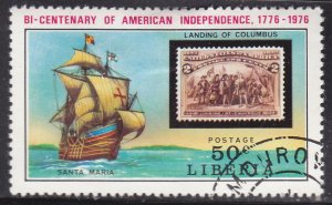 Liberia 708 American Revolution Bicentennial 1975