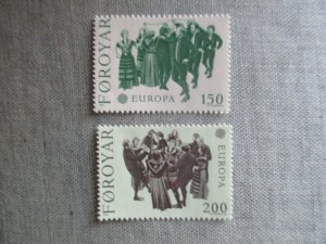 Faroe Islands, Scott# 63-64 MNH