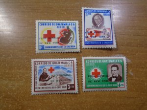 Guatemala  #  C291-94  MNH