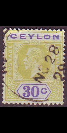 CEYLON SRI LANKA [1921] MiNr 0199 ( O/used ) [La]