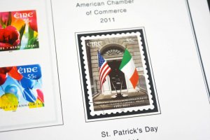 COLOR PRINTED IRELAND 2011-2020 STAMP ALBUM PAGES (60 illustrated pages)