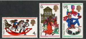 UK , Great Britain # 572 - 574 Christmas , F-VF OG NH - I Combine S/H