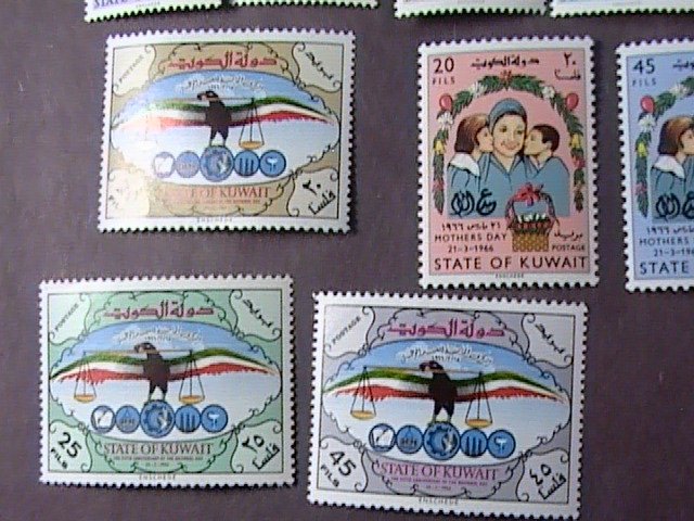 KUWAIT # 294-324-MINT/NEVER HINGED & MINT/HINGED---9 COMPLETE SETS---1966