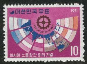 Korea Scott 797 MNH** 1971  Labor stamp