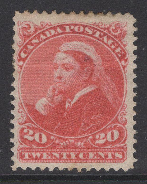 CANADA SG115 1893 20c VERMILION MTD MINT