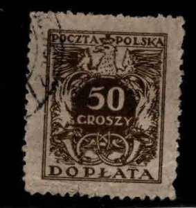 Poland Scott J73  Used postage due stamp