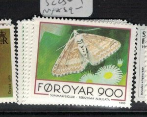 Faroe Islands Butterfly SC 256-9 MNH (3efb) 